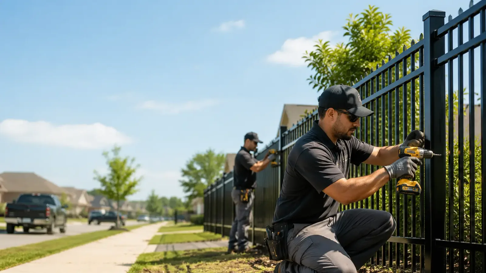 Metal Fence Installation in Hardin, TX